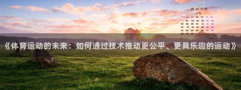 速球体育App下载：《体育运动的未来：如何通过技术推动更公平、更具乐趣的运动》