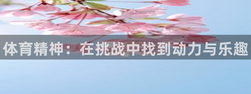 速球体育官网入口：体育精神：在挑战中找到动力与乐趣