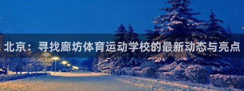 速球体育可以玩吗：北京：寻找廊坊体育运动学校的最新动态与亮点